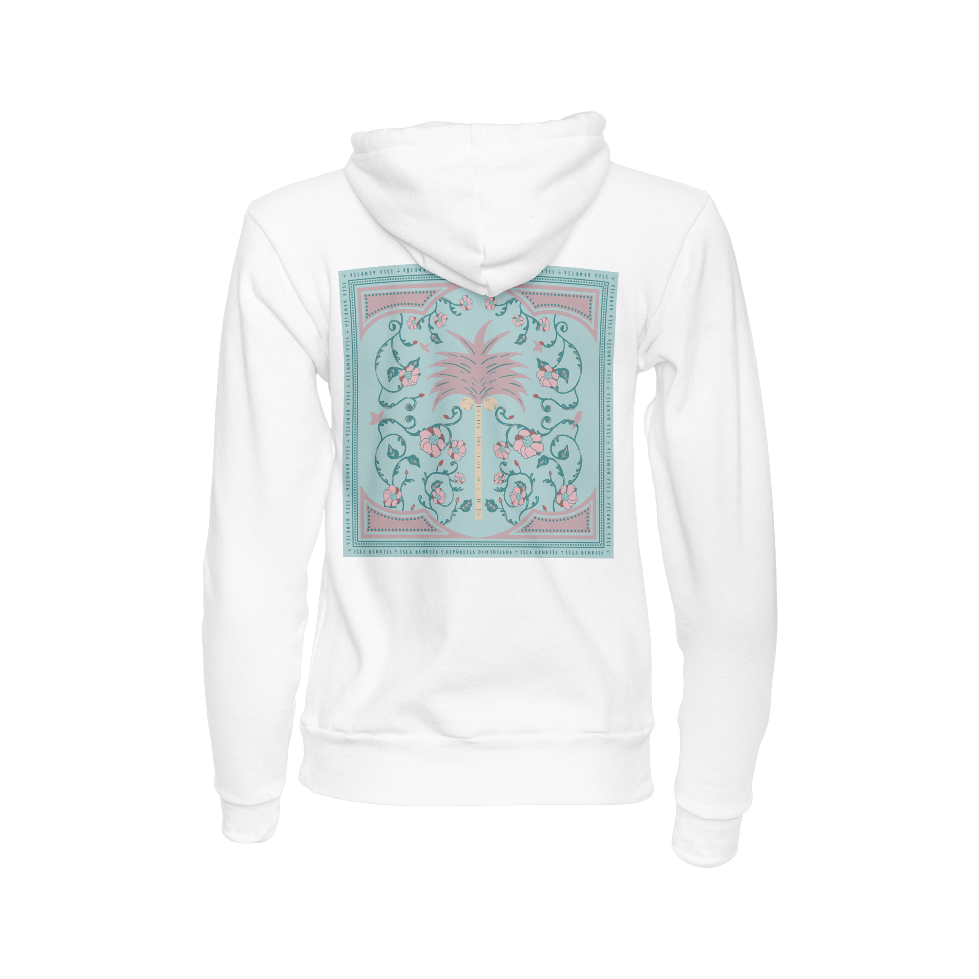 ROSA CARIBE CELESTE HOODIE