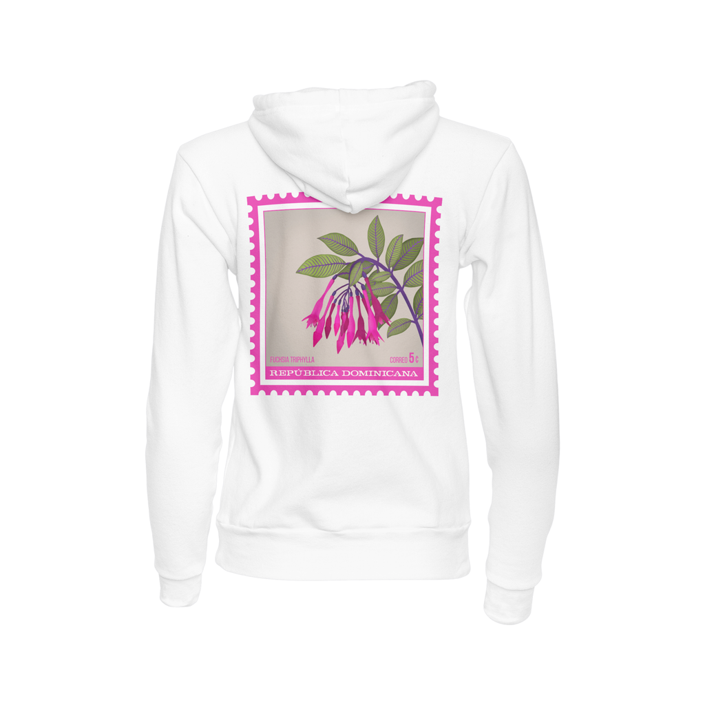 FLOR FUCHSIA POSTAL ROSA HOODIE