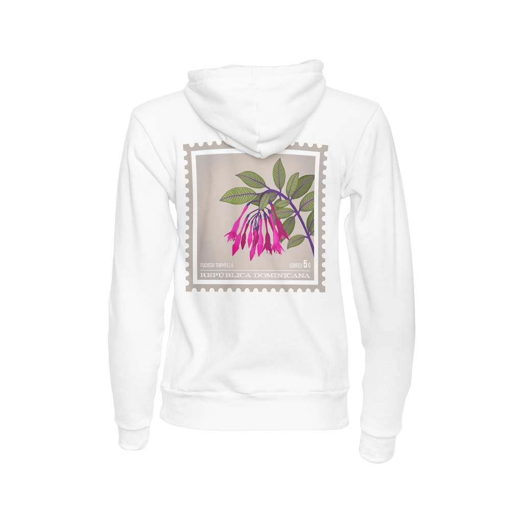 FLOR FUCHSIA POSTAL ARENA HOODIE