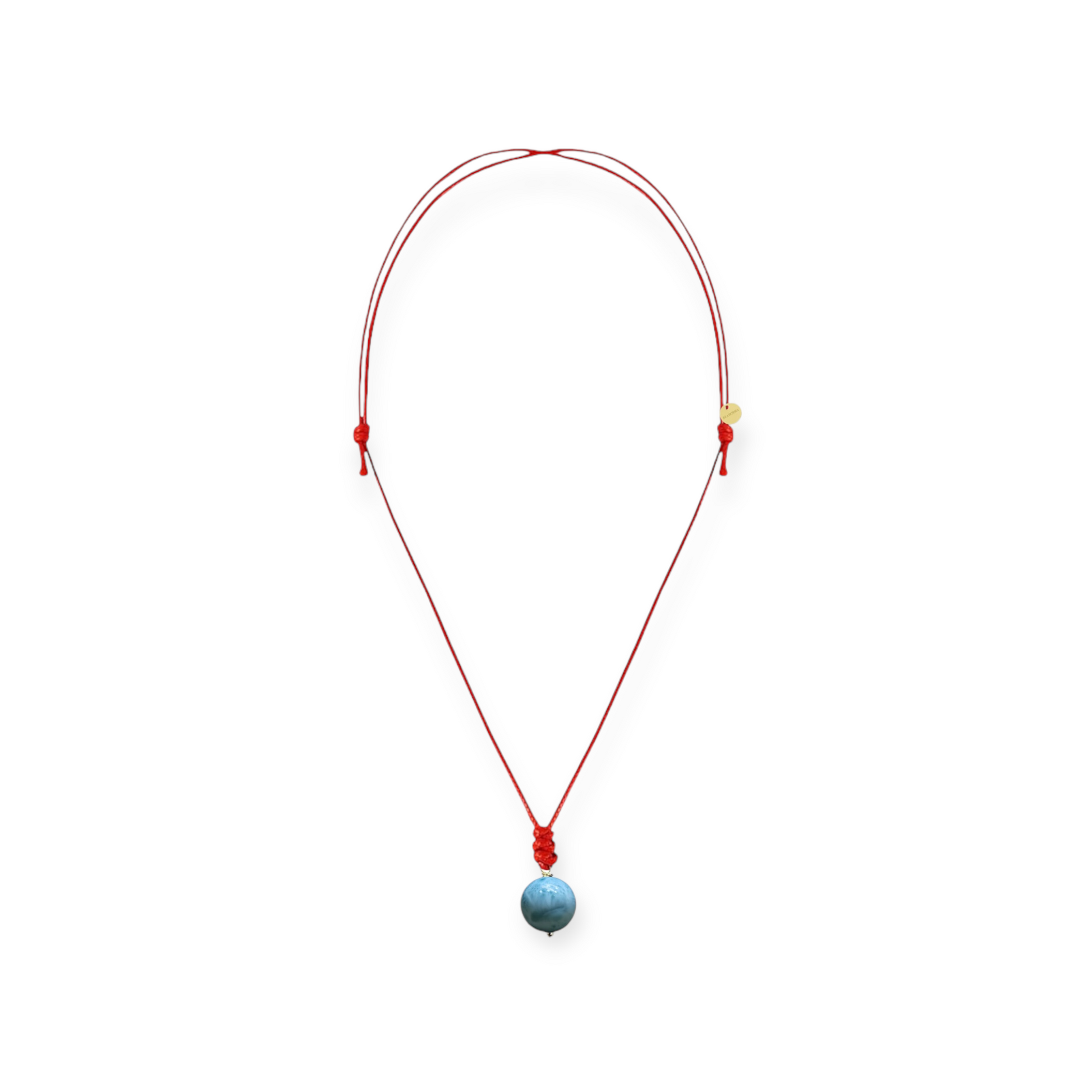COLLAR CORDON ROJO LARIMAR