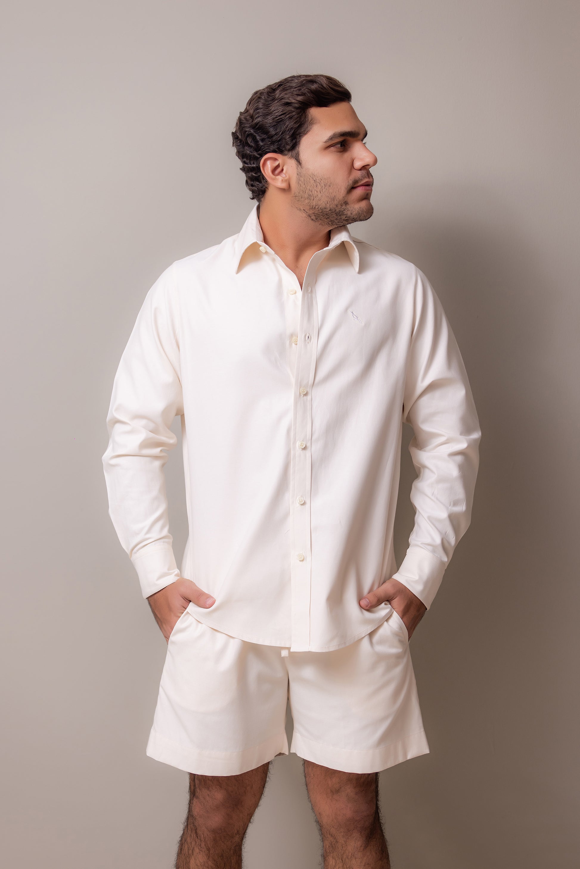 IVORY OXFORD CARPENTER SHIRT