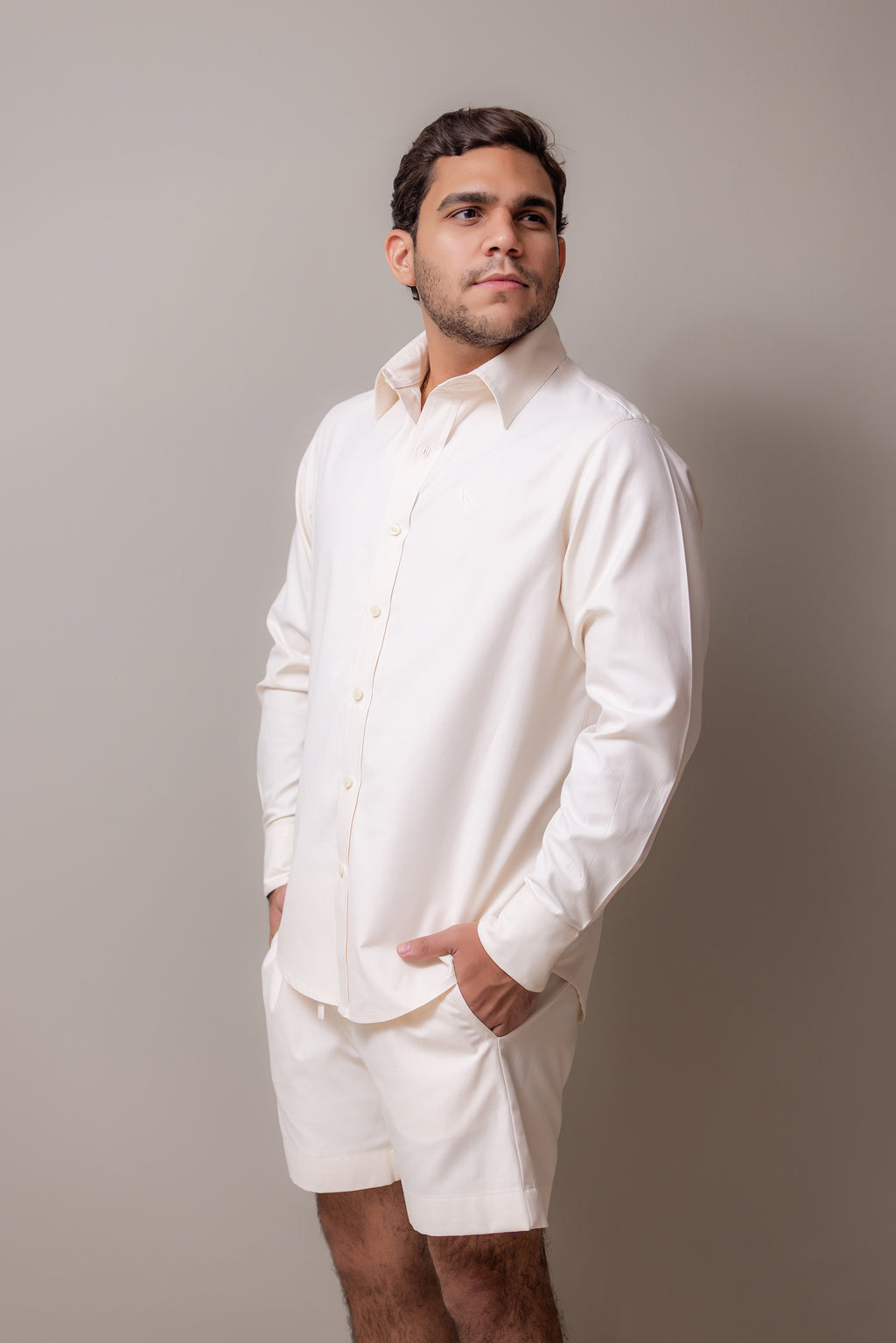 IVORY OXFORD CARPENTER SHIRT