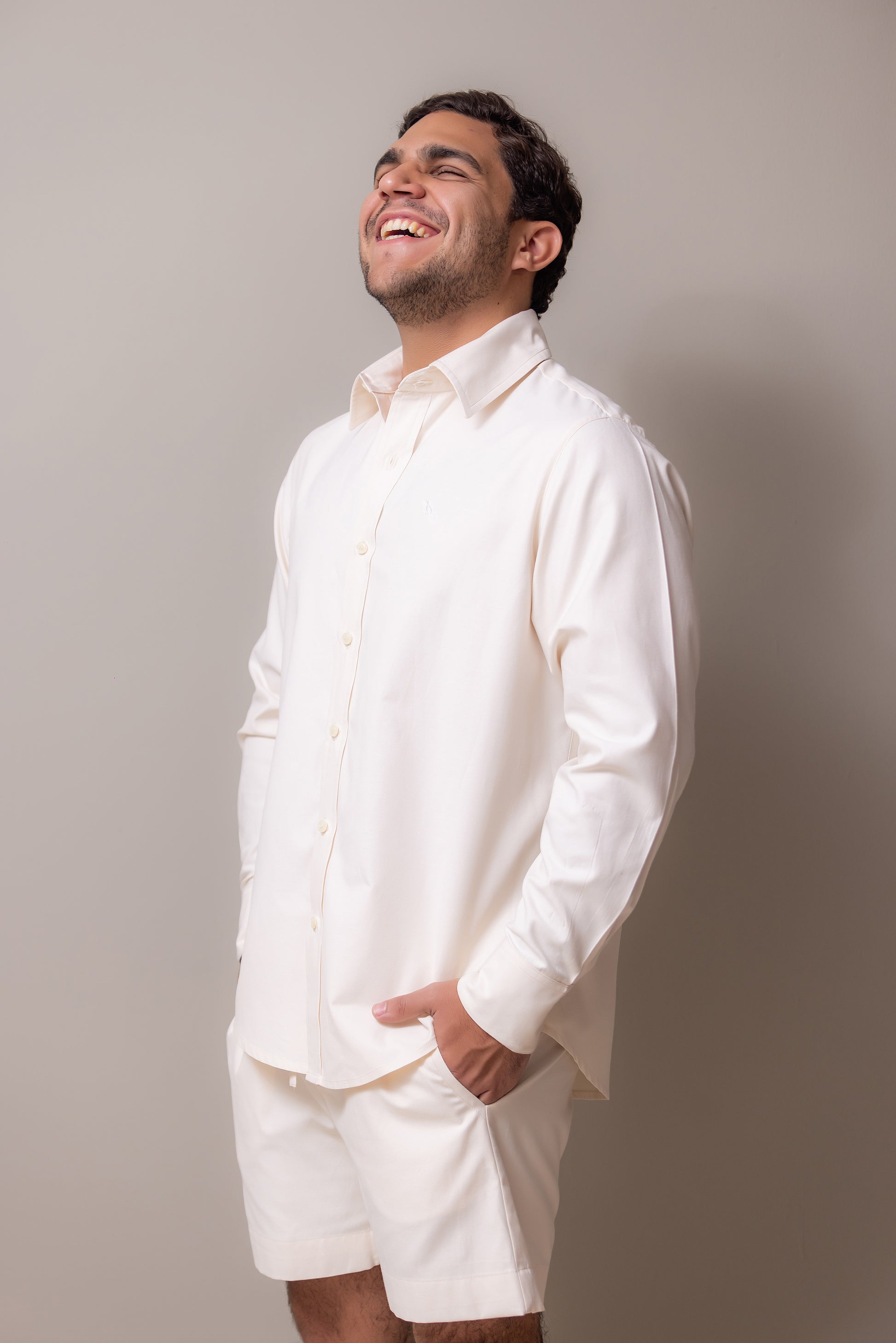 IVORY OXFORD CARPENTER SHIRT