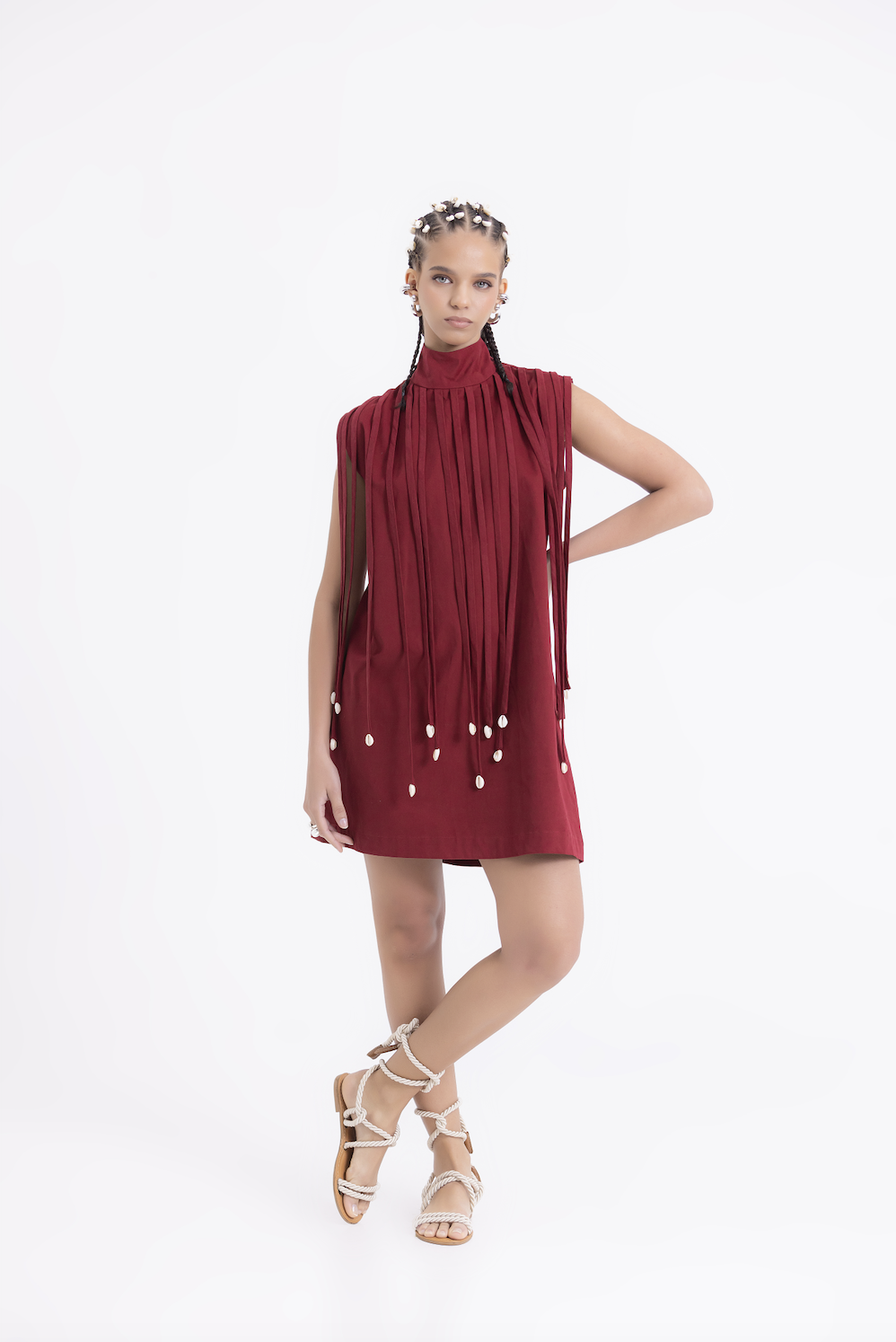 CARACOLA DRESS RED
