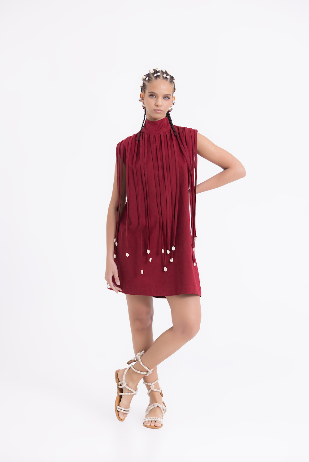 CARACOLA DRESS RED