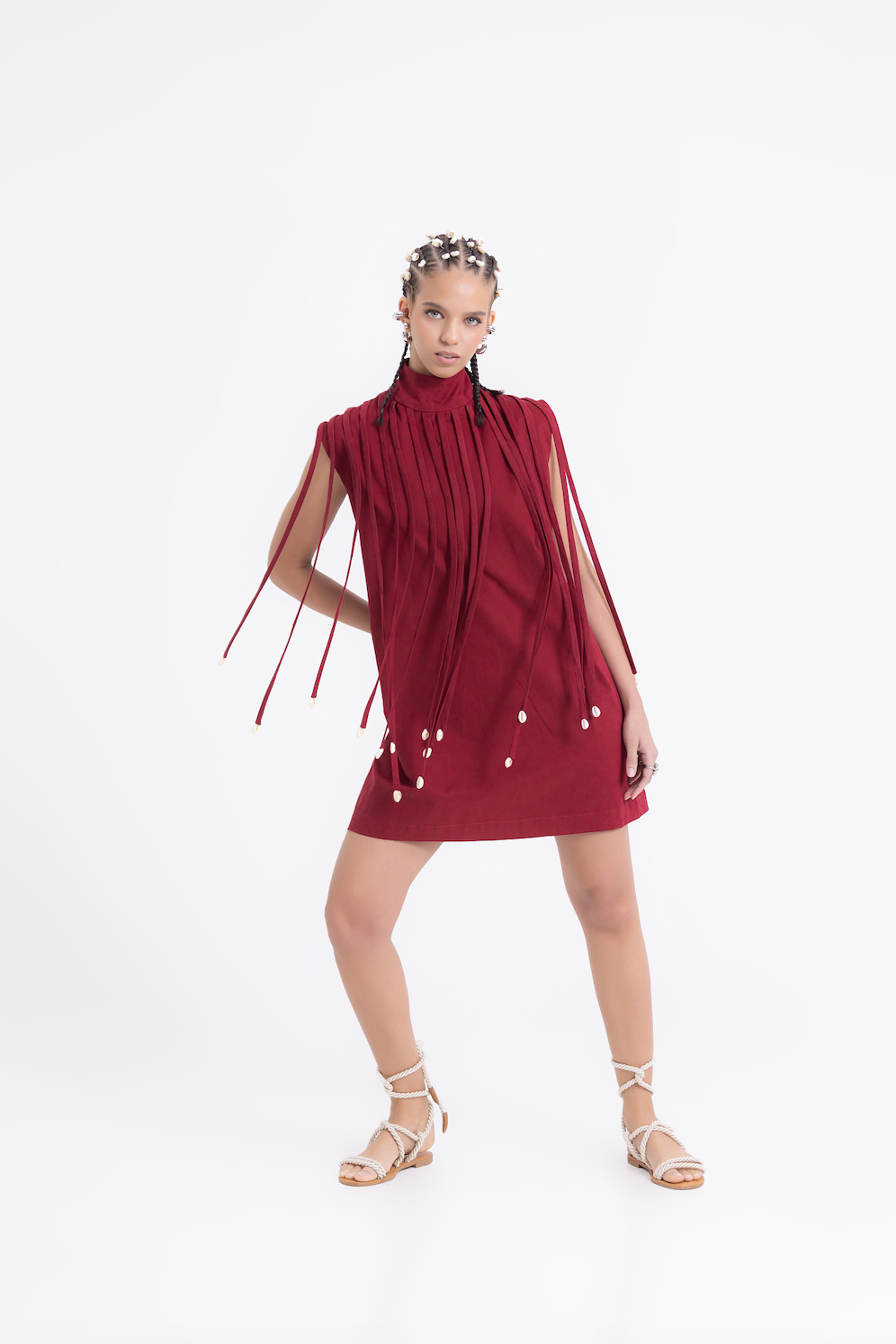 CARACOLA DRESS TAN