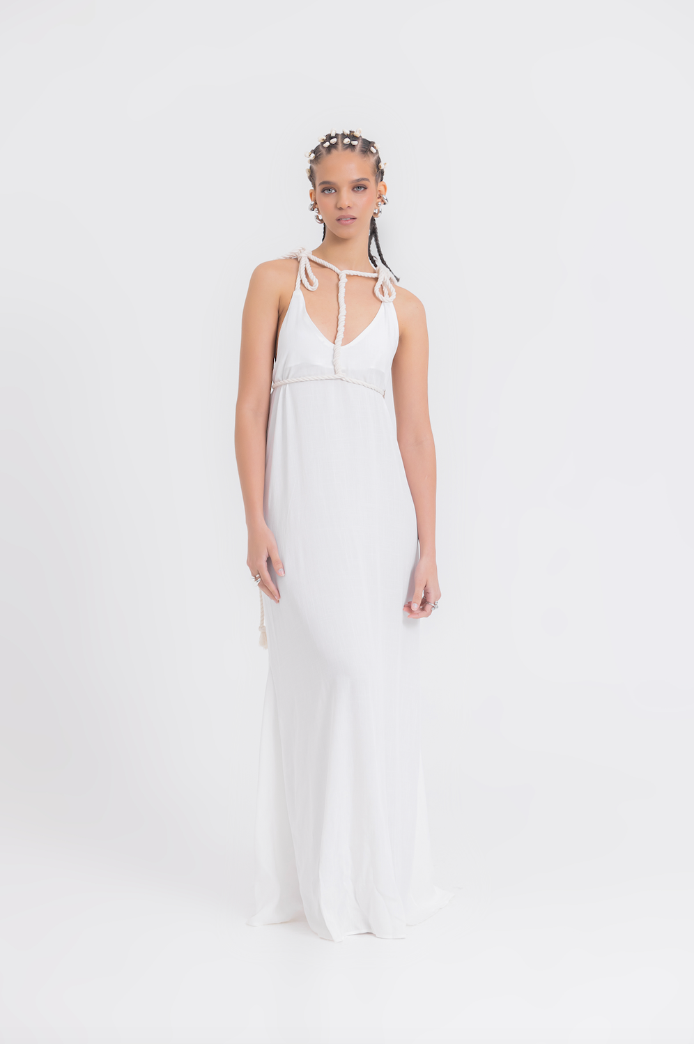 NEPTUNO DRESS WHITE
