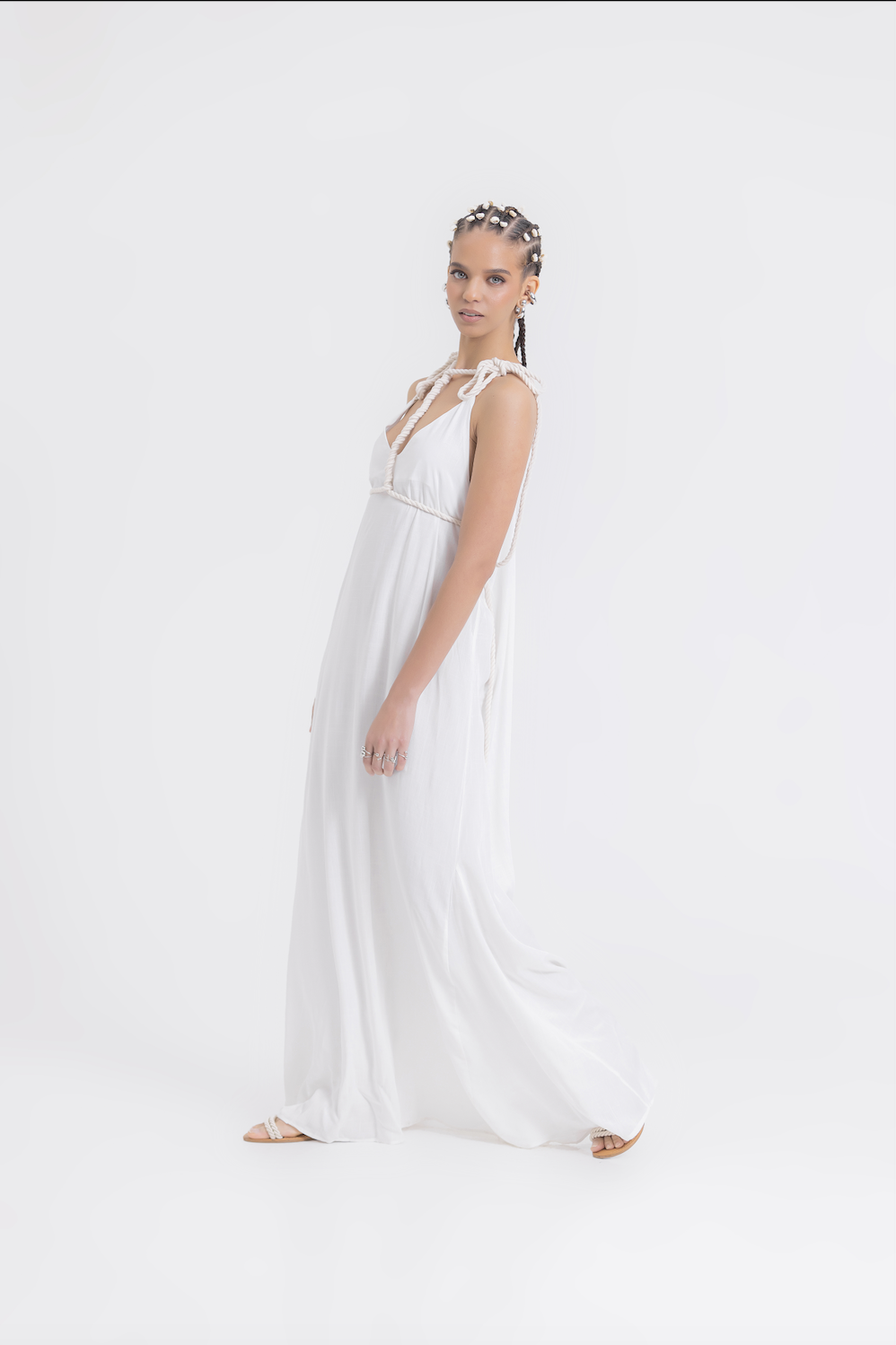 NEPTUNO DRESS WHITE