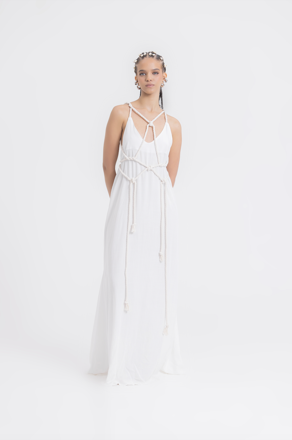 NEPTUNO DRESS WHITE