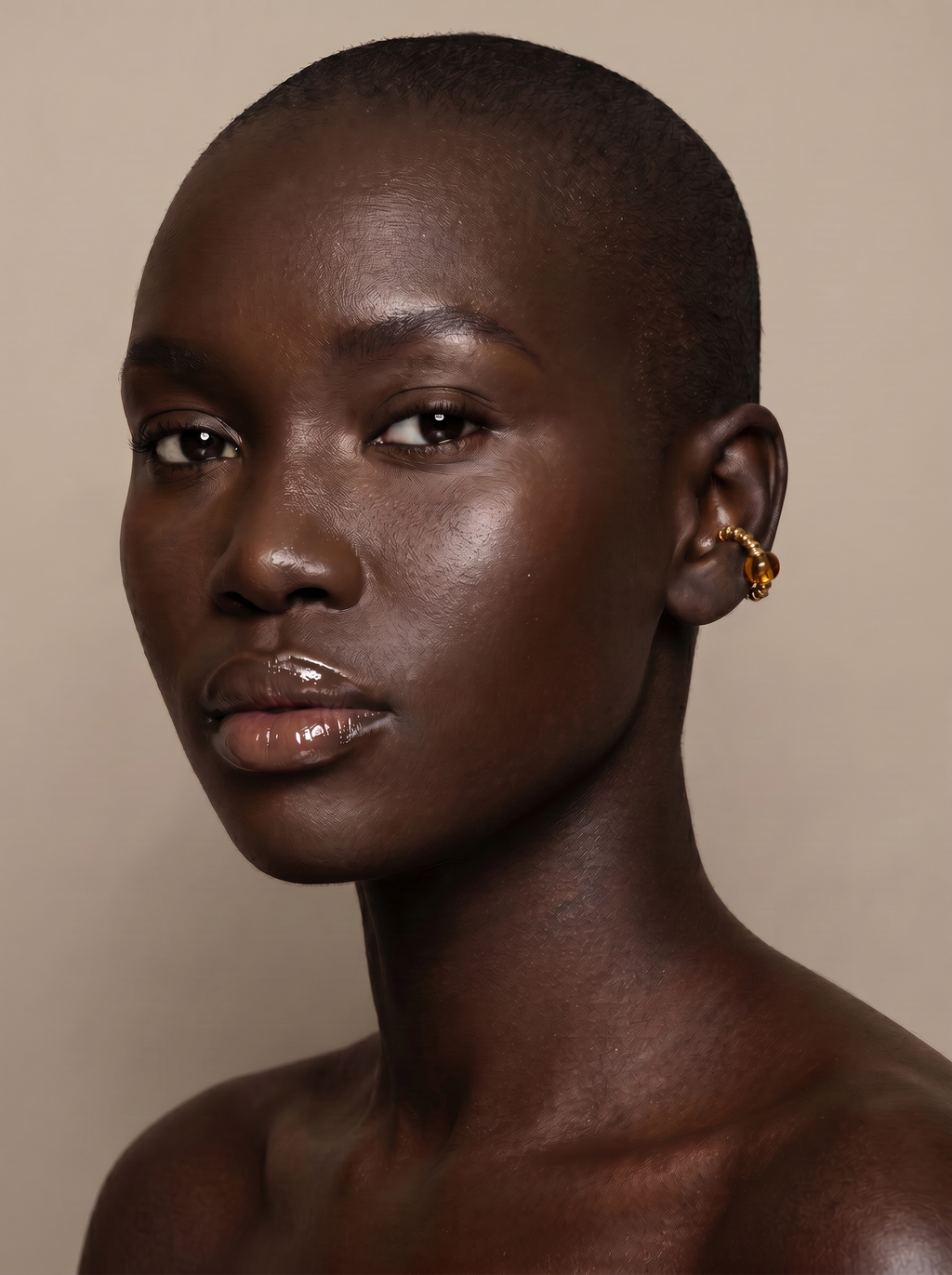 EARCUFF SENCILLO AMBAR