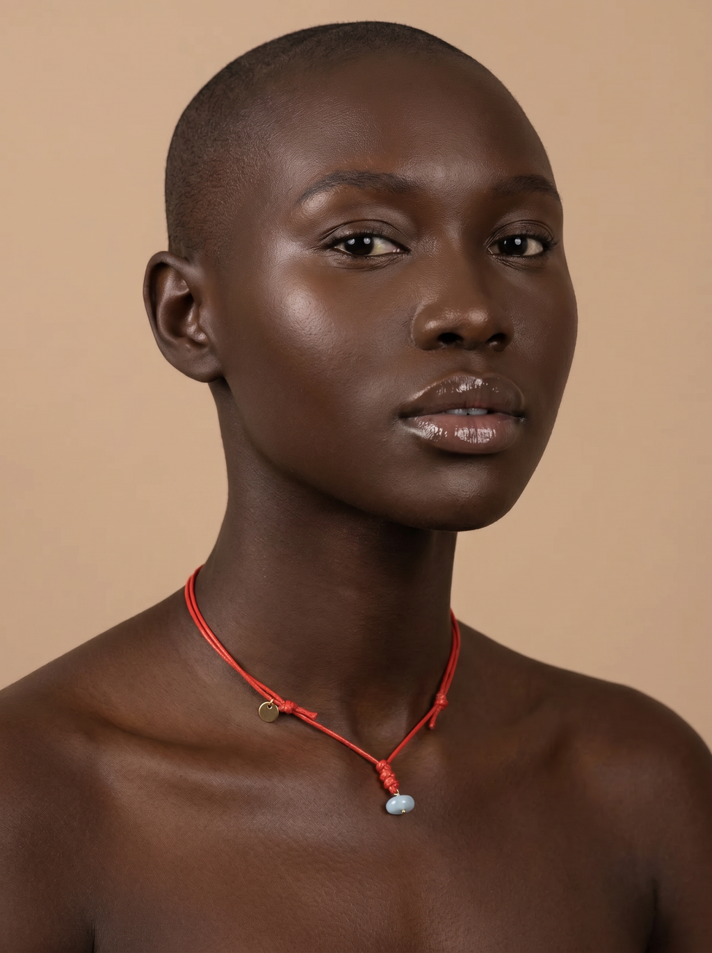 COLLAR CORDON ROJO LARIMAR